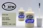 Preview: Chevrolet, Satin Steel Gray Metallic, WA464C / WA501B / G9K / GF6: 20ml Lackstift + 20ml Klarlack - Set, von ATW Autoteile West.